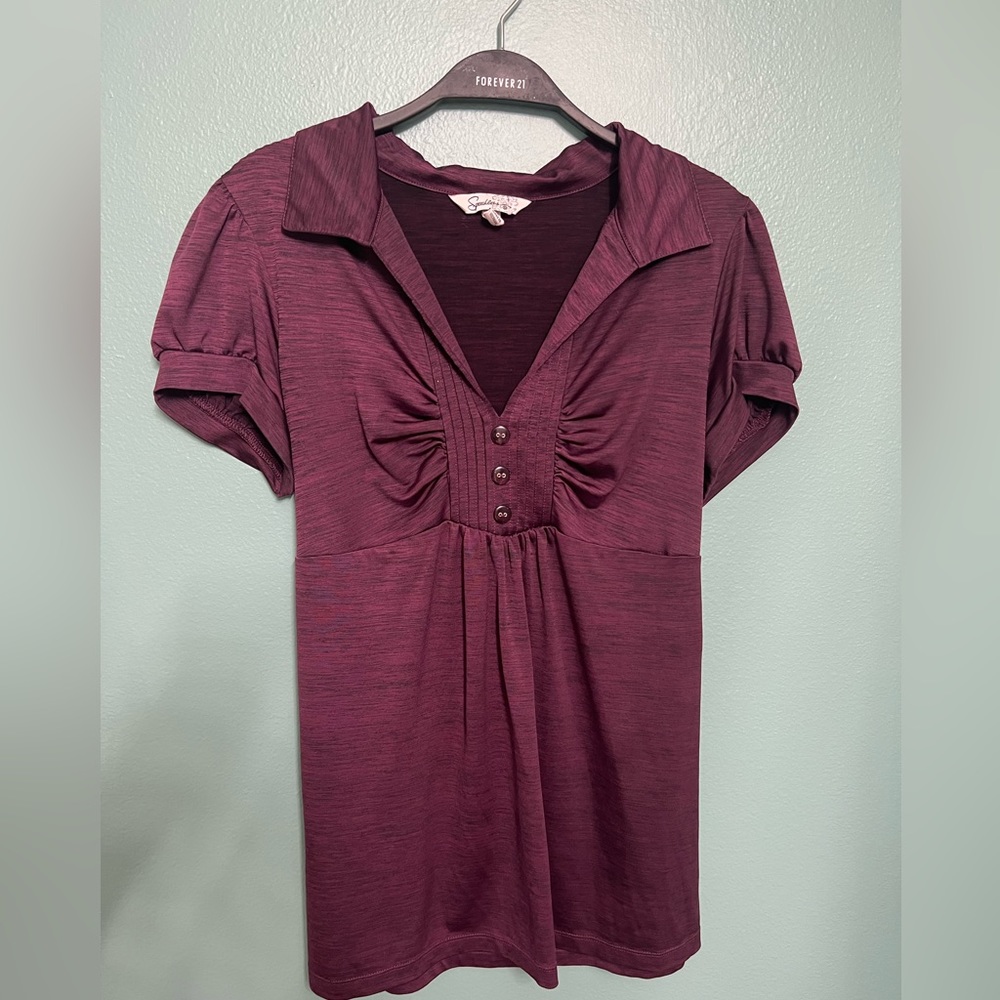 Speechless XL Purple Blouse Size XL